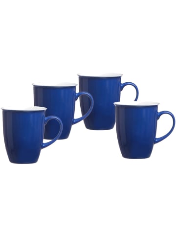 Ritzenhoff & Breker 4er Set Kaffeebecher Doppio 320 ml in Indigo Blau