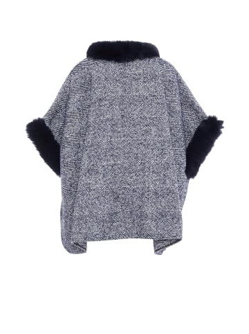 osha Damen Poncho in Marine