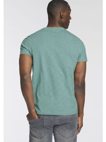 Bruno Banani T-Shirt in grün-meliert