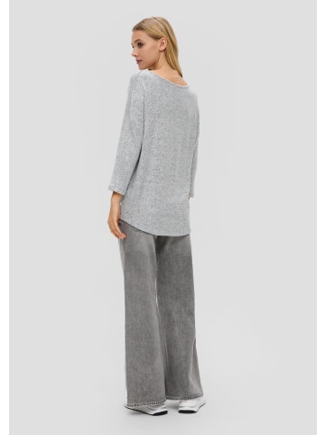 QS T-Shirt in 9400_grau meliert