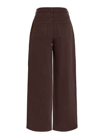 Vila Wide Fit Jeans in Coffee Bean1
