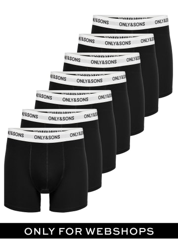 ONLY & SONS 7er-pack Shorts in Black 1