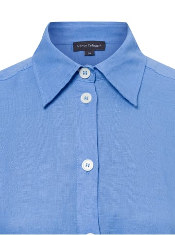 Franco Callegari Bluse Gudrun in blau