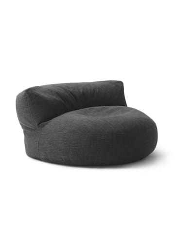 Lumaland SitzsackLounge Rundes Sitzsack-Sofa 320l 90 x 50 cm - Dunkelgrau