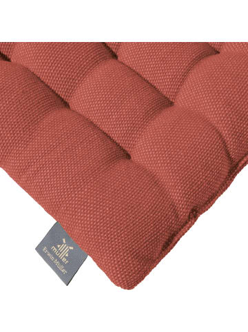 Erwin Müller Stuhlkissen 2er-Pack London in terra