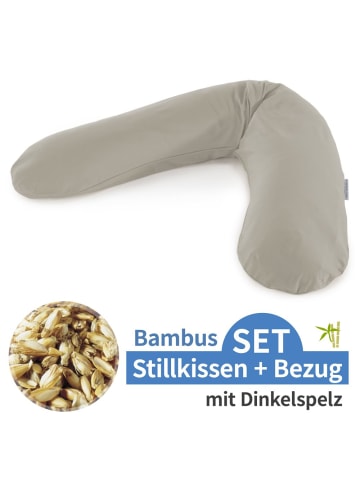 Theraline Stillkissen Das Original mit Dinkelspelz-Füllung in braun,grau