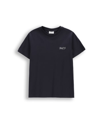 Coccodrillo Baumwoll-T-Shirt mit kurzen Ärmeln in schwarzgrau