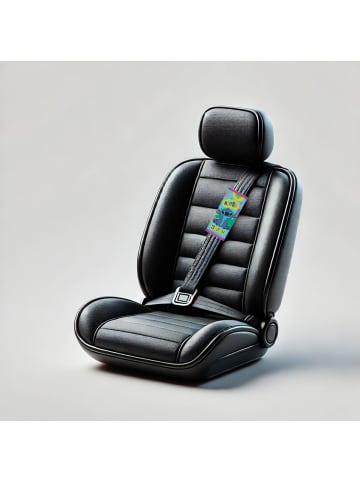 Lilo & Stitch Sitzgurt-Polster, Kinderfreundliches Design, Klettverschluss in Mehrfarbig