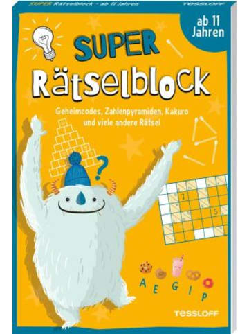 Tessloff Buch - Super Rätselblock ab 11 Jahren. Geheimcodes, Zahlenpyramiden, Kakur