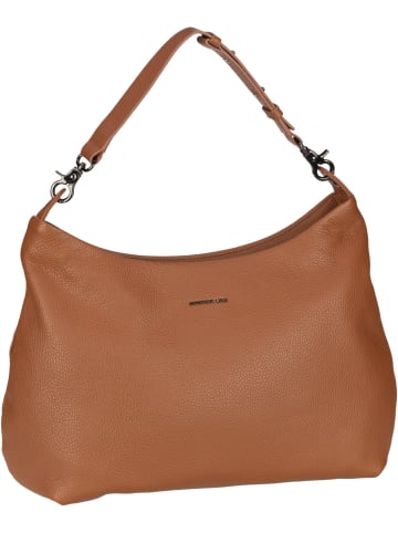 Mandarina Duck Beuteltasche Mellow Leather Shoulder FZT80 in Indian Tan