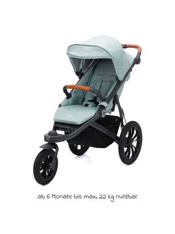 fillikid Jogger & Sportwagen Run mit Babywanne bis in gruen,schwarz