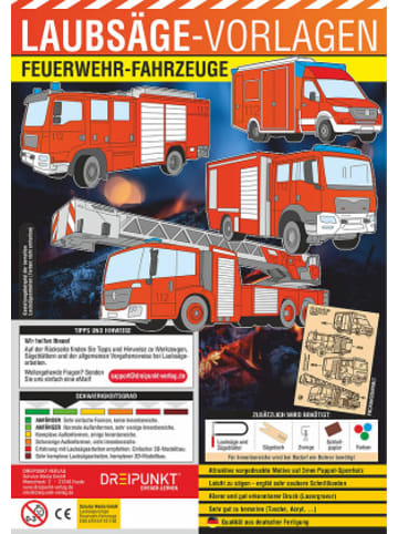 Dreipunkt Verlag Papeterie/PBS - Laubsägevorlagen Feuerwehr-Fahrzeuge