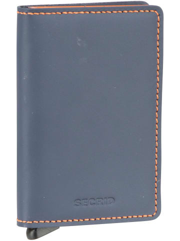 Secrid Geldbörse Slimwallet Matte in Night Blue-Orange