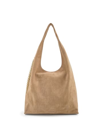 FREDs BRUDER Velvet Wild Schultertasche Leder 39 cm in camel