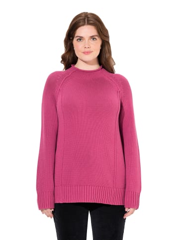 Ulla Popken Pullover in fuchsia