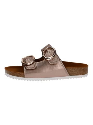 Pantoletten Taupe