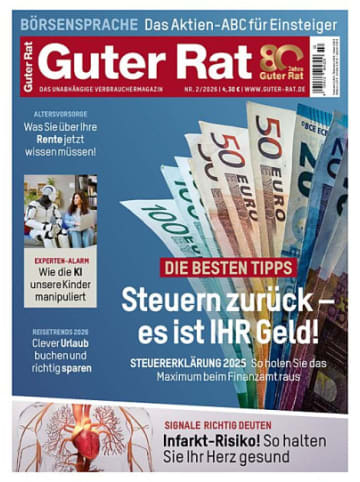 Hubert Burda Media 12 x GUTER RAT Zeitschrift (Gutschein für Jahres Abo)