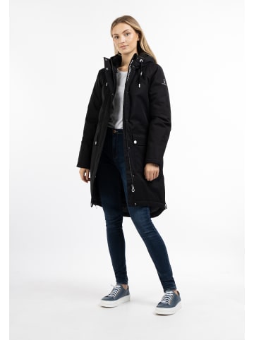 DreiMaster Maritim Winterjacke in Schwarz