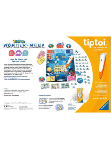 Ravensburger Lernspiel tiptoi® Tief im Wörter-Meer - ab 5 Jahre 5-7 Jahre in bunt