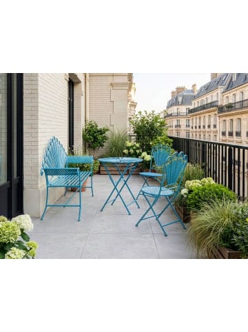 4-tlg Bistro Set PAVIA in Blau