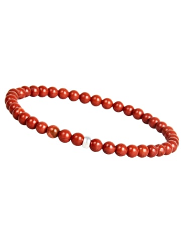 Massi Morino  Perlenarmband in Jaspis Rot