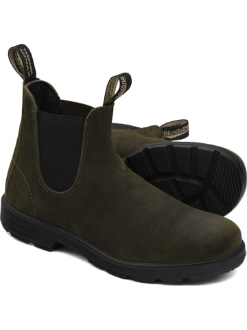 Blundstone Chelsea Boot "#1615 Rub Suede (500 Series)" in Braun
