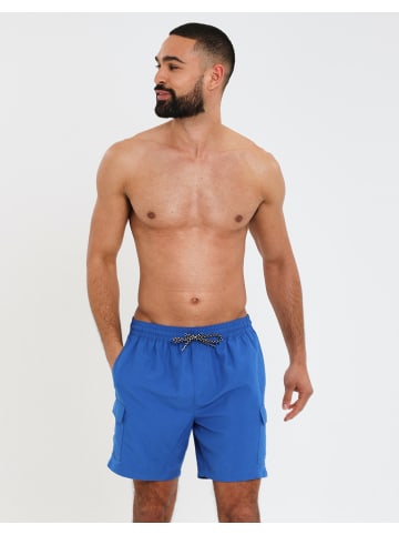 Threadbare Badehose THB Swim Short Saxon in Blau