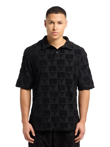 Carlo Colucci Poloshirt Echner in Schwarz
