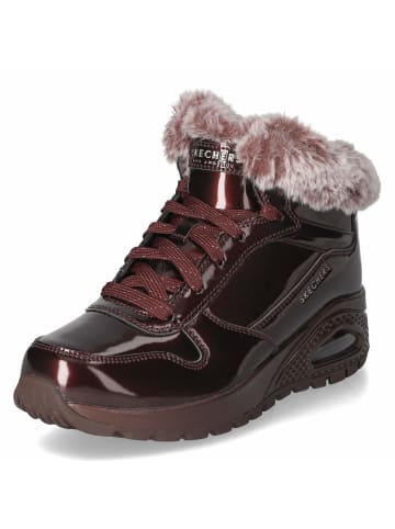 Skechers Schnürstiefel  in bordeaux