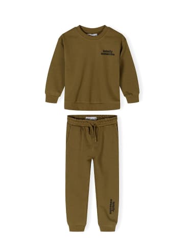 Minoti 2tlg. Set: Jogginganzug 23fleece128 in ocker