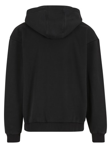 Urban Classics Urban Classics Vintage Heavy Zip Hoodie in black