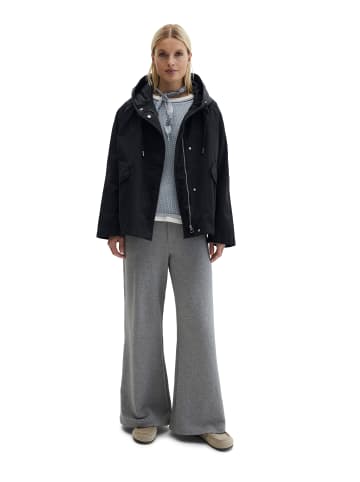 Cape-Jacke mit Kapuze relaxed garment-dyed in Deep Night Blue
