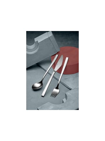 Gense Löffel in Matter/glänzender Stahl