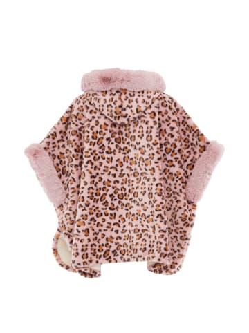 fraully Damen Poncho in Rosa