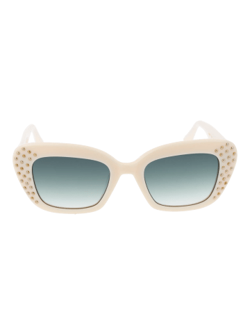 Maje Frauen Sonnenbrille Katzenauge Creme