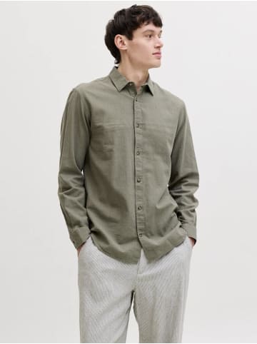 Jack & Jones Langarmhemd in Dusty Olive