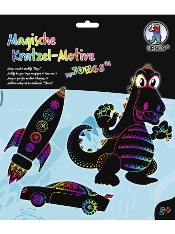 Buntpapierfabrik Ludwig Bähr Magische Kratzel-Motive Jungs