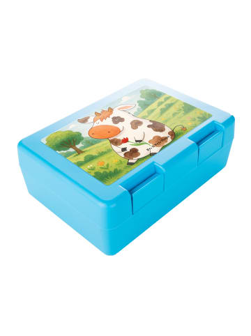 Mr. & Mrs. Panda Frühstücksdose Kuh Design ohne Spruch in Weiß