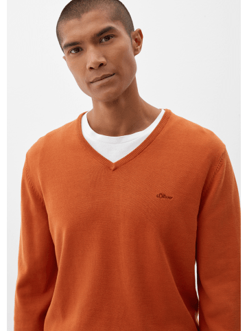 s.Oliver Pullover langarm in Orange