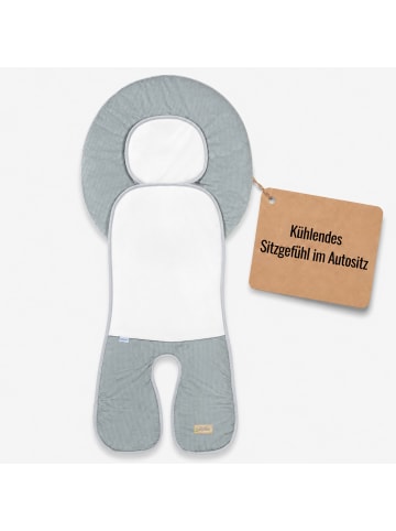 Odenwälder Babycool-Auflage für Autositze in Light Grey