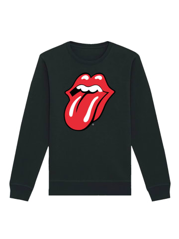 F4NT4STIC Unisex Sweatshirt The Rolling Stones Classic Zunge in schwarz