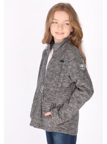 Schmuddelwedda Fleecejacke in Grau Melange