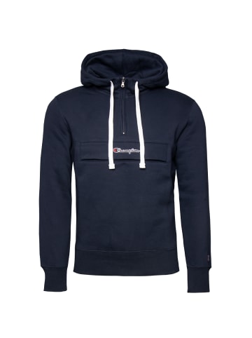 Champion Kapuzenpullover Half Zip Hooded in blau