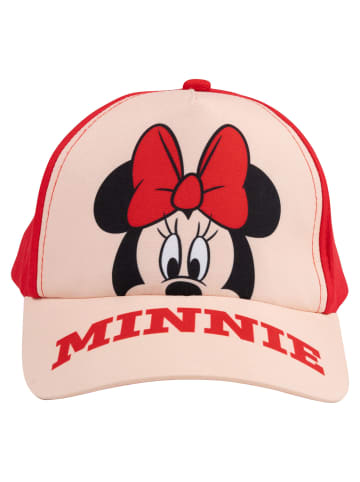 MINNIE MOUSE Disney Minnie Mouse Kappe Cap Basecap Baseballkappe verstellbar in rot