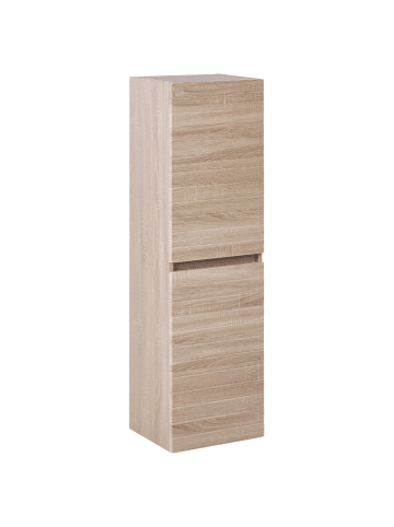 Beliani Badezimmerschrank URUCU in Braun - (W) 35 x (H) 120 x (L) 30 cm