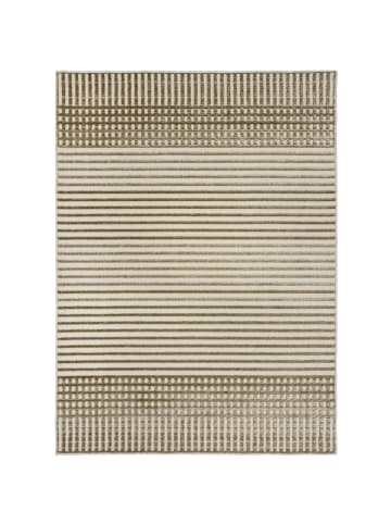 KADIMA DESIGN Maschinenwaschbarer Streifenteppich, ideal für das Familienleben in Grün