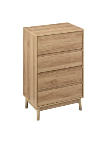 5five Simply Smart Kommode mit Schubladen ABANA in Braun, 60 x 40 x 107,3 cm