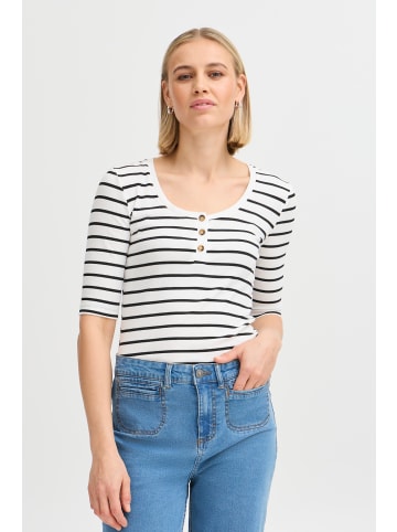 Fransa Langarm-Shirt FRHIZAMOND Slim fit in Black mix