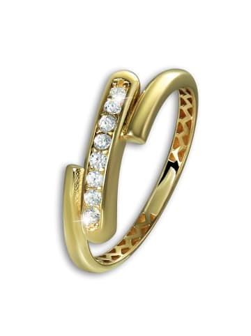 GoldDream Goldring 333 Gelbgold - 8 Karat Design Größe 54 (17,2) Ringe