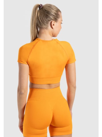 SMILODOX Crop Shirt Elna in Orange